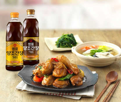 [Sempio] Naturally Brewed Soy Sauce 501  860ml  샘표 양조간장 501