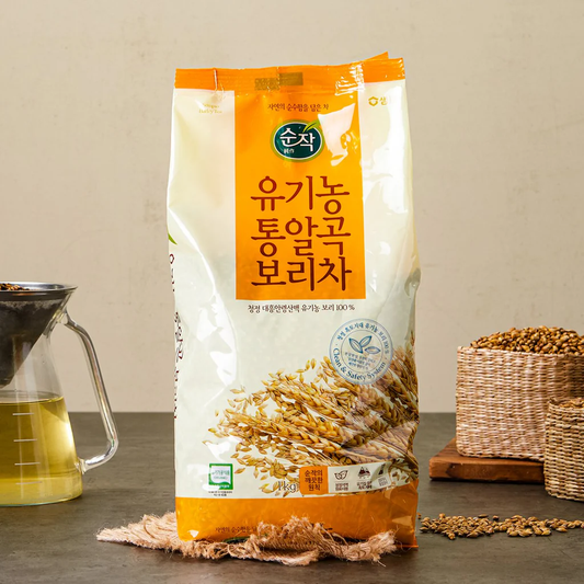 [Sempio] Organic Barley Tea (Roasted Grains) 500g 샘표 순작 유기농 보리차(알곡)