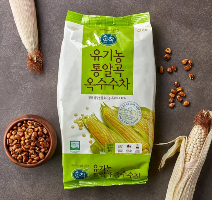 [Sempio] Organic Corn Tea (Roasted Grains) 500g 샘표 순작 유기농 옥수수차 (알곡)
