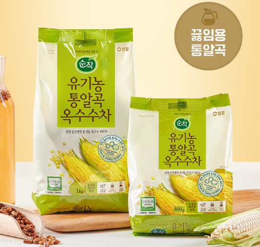 [Sempio] Organic Corn Tea (Roasted Grains) 500g 샘표 순작 유기농 옥수수차 (알곡)