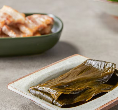 [Sempio] Pickled Wild Garlic Leaves In Soy Sauce 70g   샘표 우리엄마 명이절임