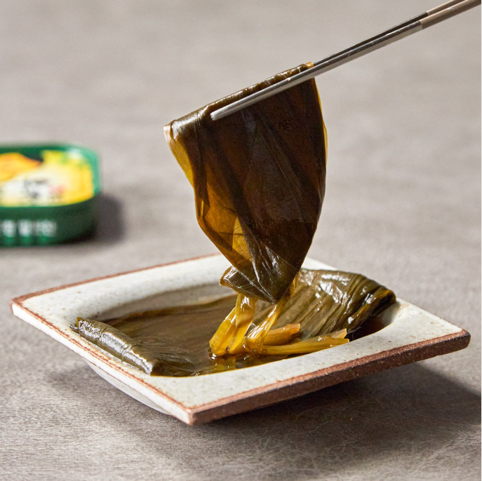 [Sempio] Pickled Wild Garlic Leaves In Soy Sauce 70g   샘표 우리엄마 명이절임
