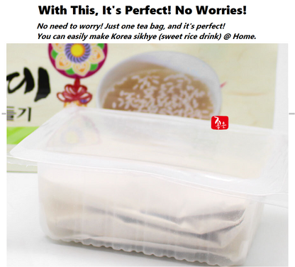 Homemade Shikhye (Sweet Rice Drink) Kit 240g (30g x 8 tea bags)  주말오후식혜만들기