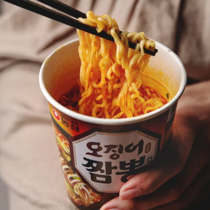 [Nongshim] Spicy Squid Jjamppong Ramen Cup 67gx6  농심 오징어짬뽕컵