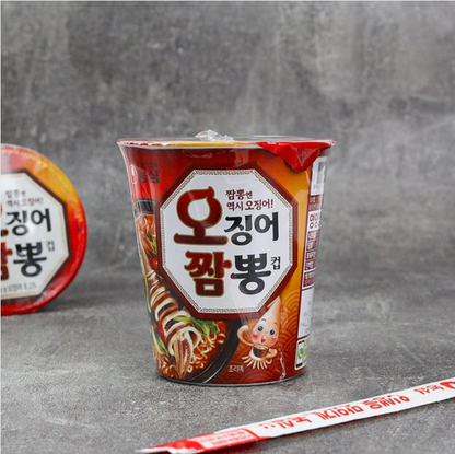 [Nongshim] Spicy Squid Jjamppong Ramen Cup 67gx6  농심 오징어짬뽕컵