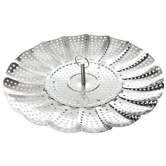 Kitchen Stainless Steel Foldable Steamer Basket (2 sizes) 스텐찜기 대