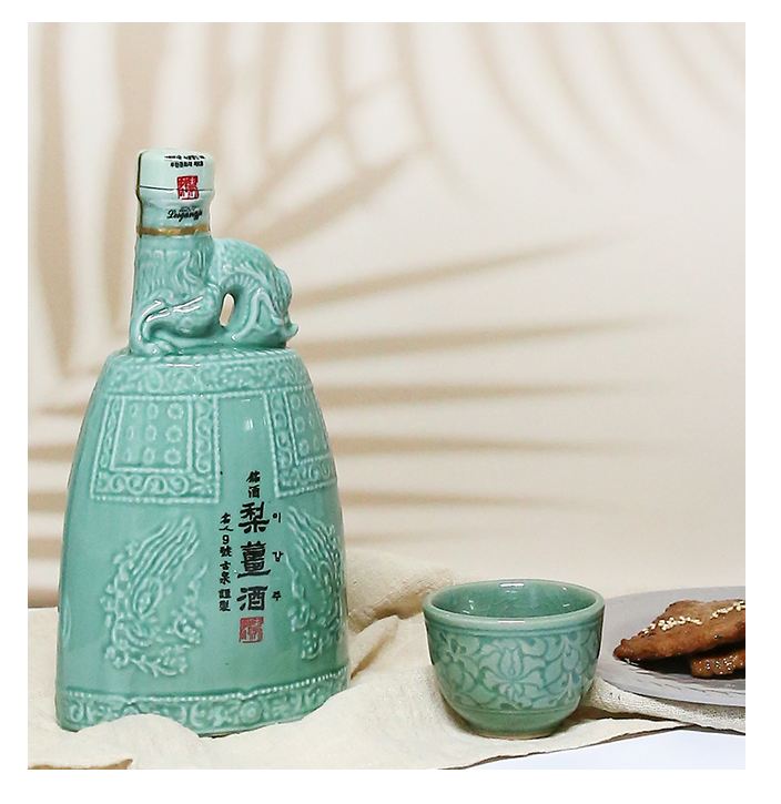 [Lee Gang Ju] Traditional Korean Pear Liquor 400ml (25% Alc) 이강주 전통 배 증류주