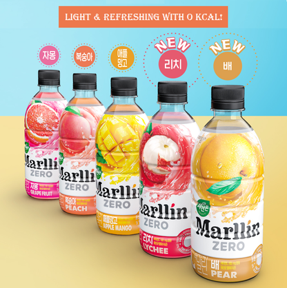 [Woongjin] Nature's Marllin Zero-Calorie Fruit Dinks 500ml 웅진 자연은 더말린 제로 음료 5종