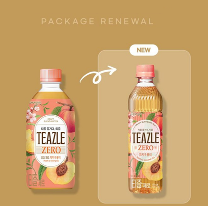 [Woongjin] Teazle Zero Premium Blended Tea 500ml 웅진 티즐 제로 자