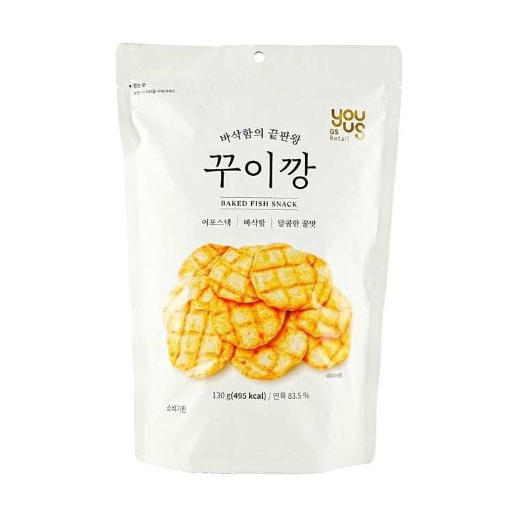 [GS25 YOUUS] Baked Fish Snack 130g  유어스 꾸이깡