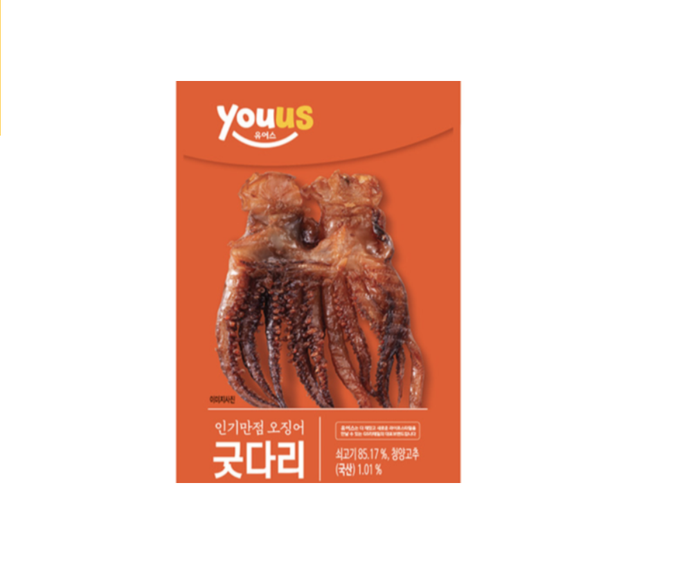 [GS25 YOUUS] Korean Squid Snack 먹태구이 핫다리 굿다리 세마리쥐포 땅콩버터맛오징어