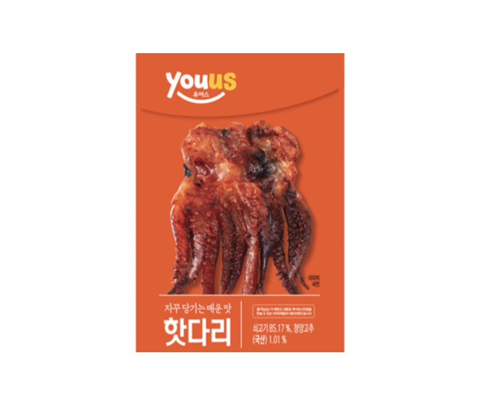 [GS25 YOUUS] Korean Squid Snack 먹태구이 핫다리 굿다리 세마리쥐포 땅콩버터맛오징어