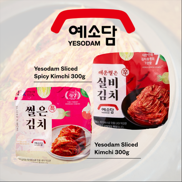 [Yesodam] Sliced Kimchi 300g  예소담 썰은김치 / 매운썰은 실비김치