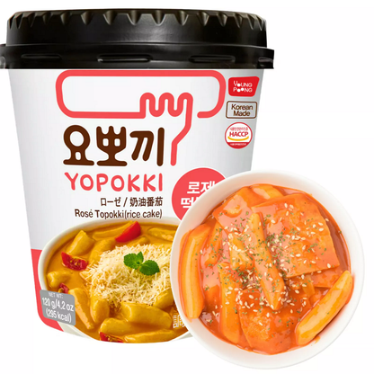 [Yopokki] Cup Tteokbokki 5 Flavors 120g  요뽀끼 컵 떡볶이 5종