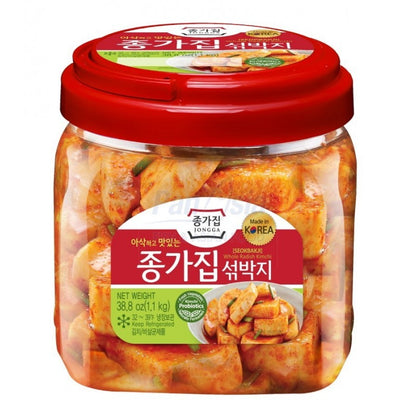 [Jongga] Whole Radish Kimchi Seolbakji 1.1kg  종가 섞박지