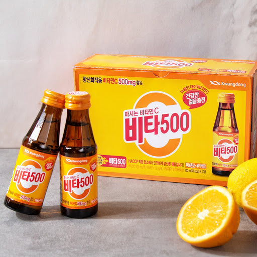 [Kwangdong] Vita 500 Vitamin C Drink 100ml 광동 비타500 비타민C 드링크