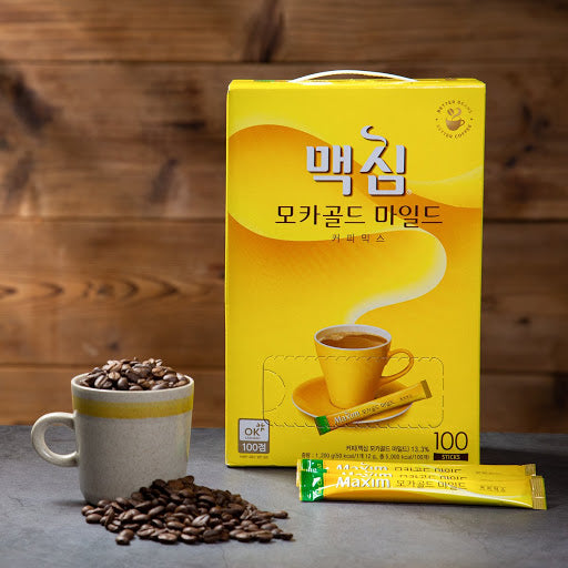 [Maxim] Mocha Gold Mild Instant Coffee Mix 12gx100T  맥심  모카골드 커피 믹스 100P
