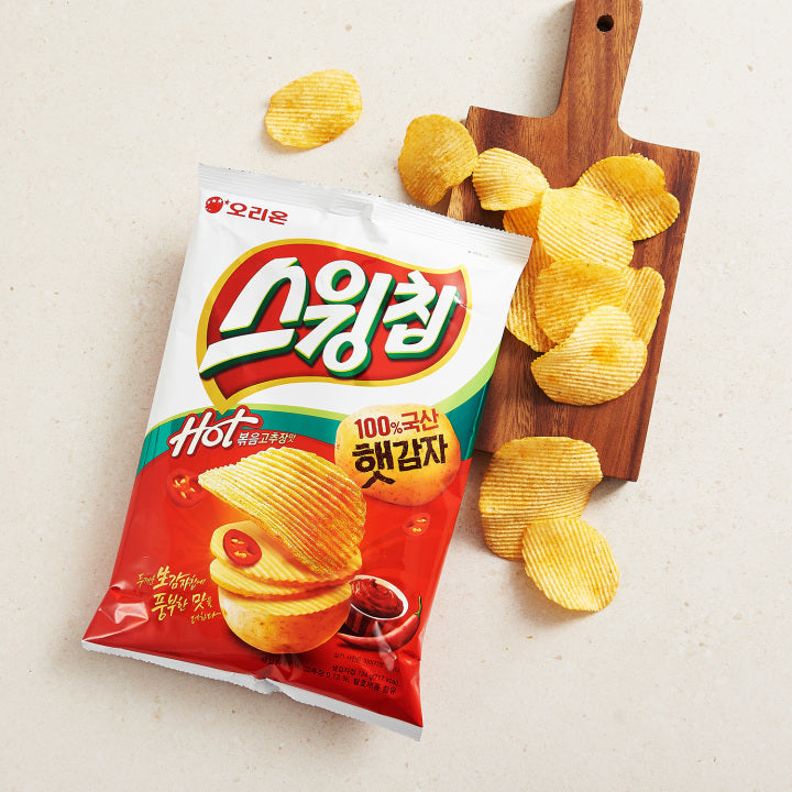 [Orion] Swing Chip Spicy Stir-fried Gochujang Flavor 60g [오리온] 스윙칩 볶음 고추장맛