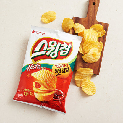 [Orion] Swing Chip Spicy Stir-fried Gochujang Flavor 60g [오리온] 스윙칩 볶음 고추장맛