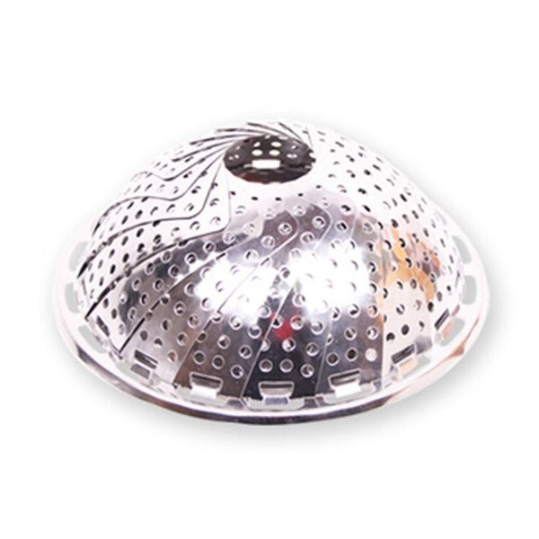Kitchen Stainless Steel Foldable Steamer Basket (2 sizes) 스텐찜기 대